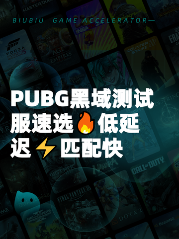 PUBG黑域测试服速选🔥低延迟⚡匹配快截图1