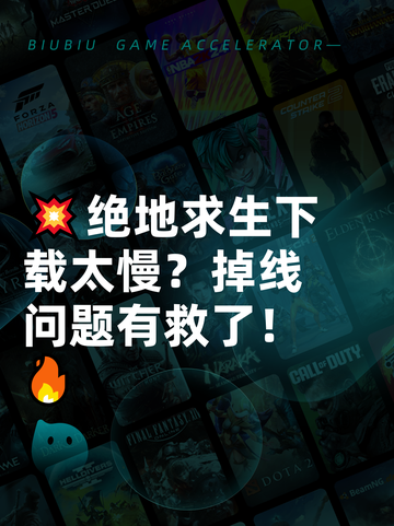 💥绝地求生下载太慢？掉线问题有救了！🔥截图1