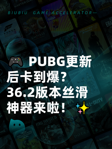 🎮 PUBG更新后卡到爆？36.2版本丝滑神器来啦！✨截图1