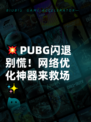 💥PUBG闪退别慌！网络优化神器来救场✨