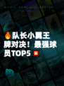 🔥队长小翼王牌对决！最强球员TOP5💥