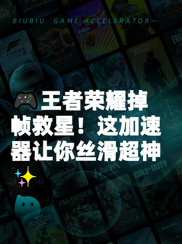 🎮王者荣耀掉帧救星！这加速器让你丝滑超神✨截图1