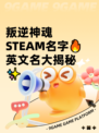 叛逆神魂STEAM名字🔥英文名大揭秘✨