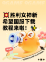 💥胜利女神新希望国服下载教程来啦！✨