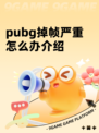 pubg掉帧严重怎么办介绍