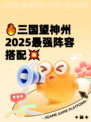 🔥三国望神州2025最强阵容搭配💥