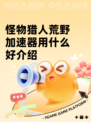 怪物猎人荒野加速器用什么好介绍