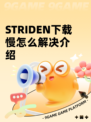 STRIDEN下载慢怎么解决介绍