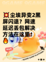 💥尘埃异变2黑屏闪退？网速延迟丢包解决方法在这里！🔥