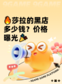 🔥莎拉的黑店多少钱？价格曝光🎉