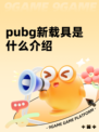 pubg新载具是什么介绍