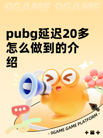 pubg延迟20多怎么做到的介绍截图1