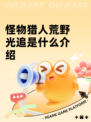 怪物猎人荒野光追是什么介绍