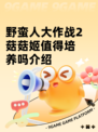 野蛮人大作战2菇菇姬值得培养吗介绍