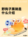 野狗子黑骑是什么介绍