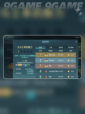 🚢大航海跑商路线神操作🔥截图3