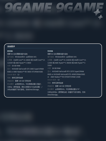 怪物猎人荒野配置要求是什么介绍截图3