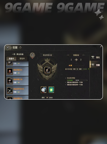 黄金装备觉醒攻略✨奇迹世界起源💎截图4