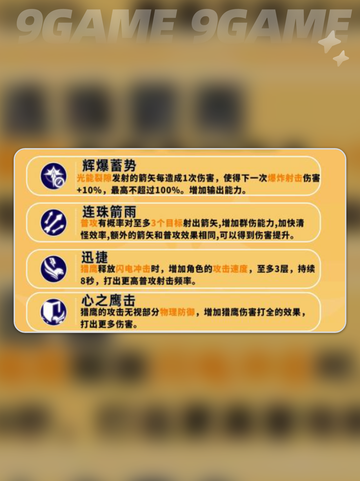 🎯驯鹰流技能搭配🔥星痕共鸣手游必看！截图7