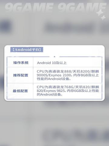 🎮星痕共鸣手机配置要求曝光！📱截图3