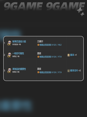 FFE14制革匠升级攻略✨皮革大师的必看秘籍🔥截图4