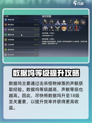 鸣潮🔥数据坞升级不了？等级限制真相揭秘！截图2