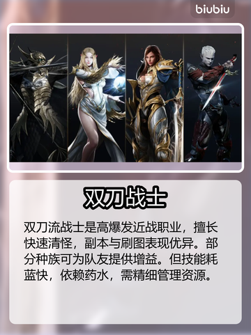 🔥天堂2盟约新手必看！三大职业逆天推荐💥截图3