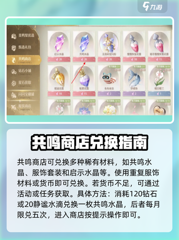 无限暖暖共鸣商店作用全解析✨游戏党必看！截图2