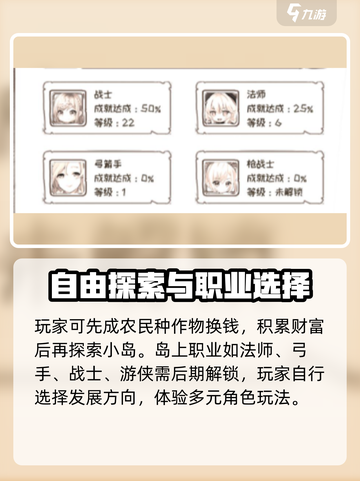 开荒怪兽岛开局选什么职业介绍截图4