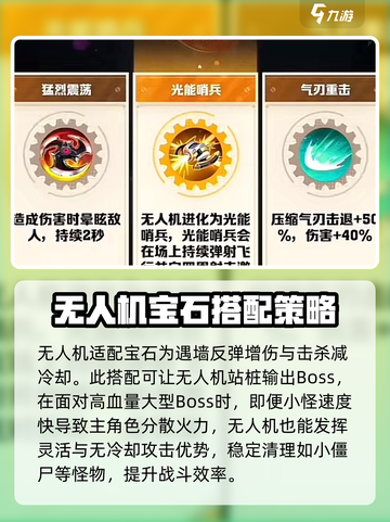 向僵尸开炮无人机技能介绍介绍截图3