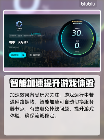 都市天际线2闪退？这个加速器🔥让你畅玩无忧！🎮截图6