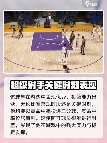  NBA全明星库里🔥游戏里到底有多强？截图2
