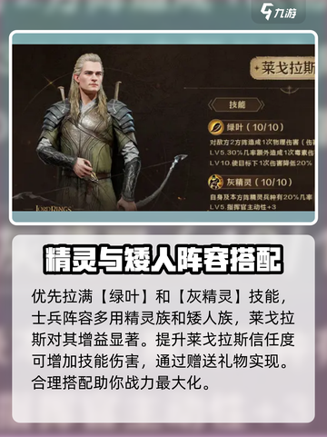 指环王纷争：莱戈拉斯玩法大揭秘🔥精灵王子带你制霸中土世界！截图4