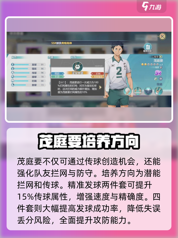 排球少年手游茂庭要必练球员🔥超详细解析来啦！截图4