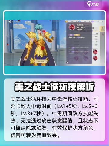 圣斗士星矢重生阿布罗秋强度分析🔥游戏必备角色！截图5