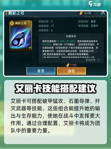 群星纪元艾丽卡技能搭配分享介绍截图3