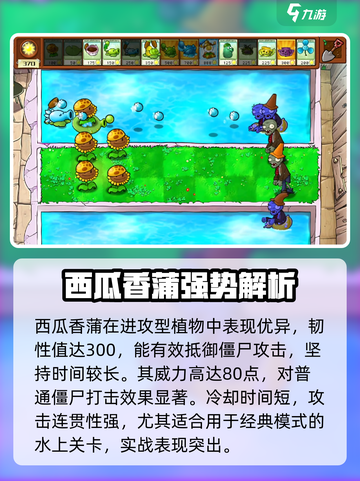 🎮植物大战僵尸杂交版西瓜香蒲玩法曝光！💥截图2