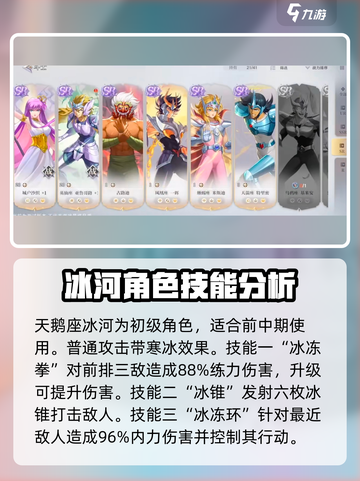 圣斗士星矢重生2冰河战斗力分享介绍截图3