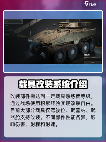 三角洲行动载具改装系统介绍介绍截图3