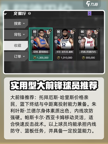 美职篮全明星平民球员推荐​介绍截图5