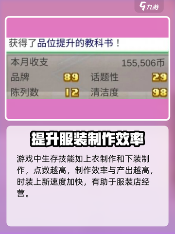 时尚洋品店物语技能一览介绍截图3