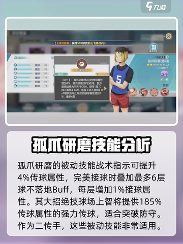 排球少年手游🔥孤爪研磨玩法揭秘✨角色超详细介绍！截图3