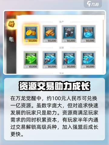 万龙觉醒资源商怎么玩介绍截图3