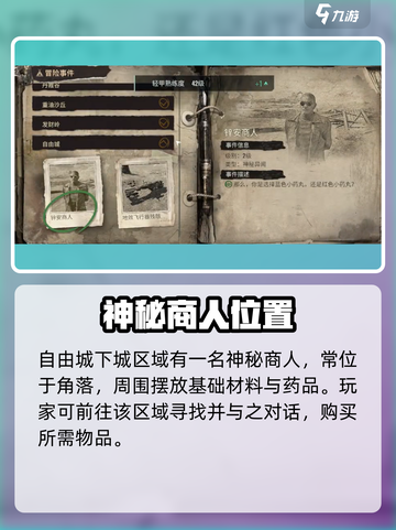 《破碎之地》神秘商人藏身自由城？💰📍截图2