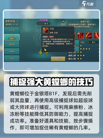 魔力宝贝复兴版🔥黄螳螂攻略大全💎截图3