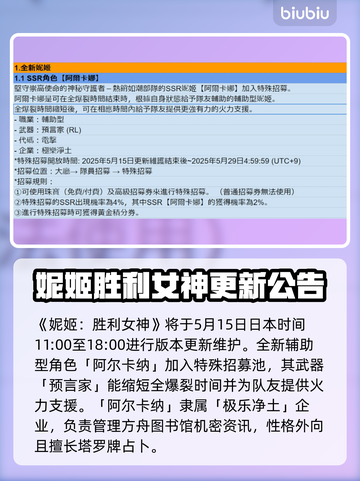妮姬胜利女神更新大曝光！🔥必看内容一览🎮截图2