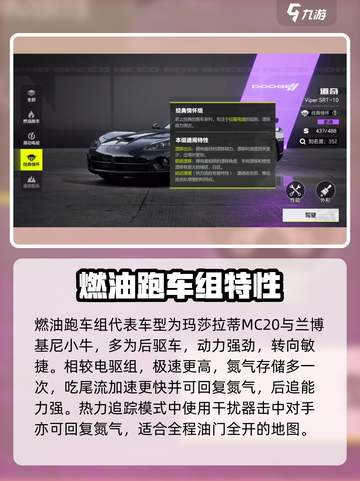 极品飞车集结赛车类型全揭秘🔥🎮截图3