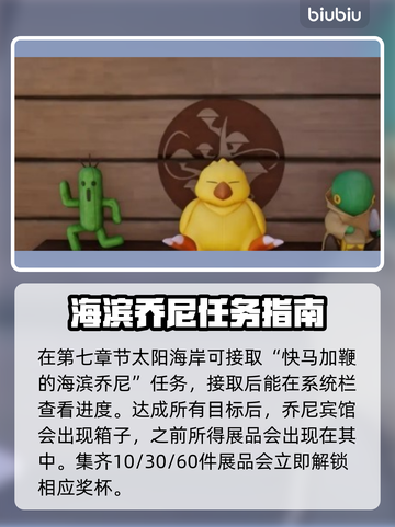 最终幻想7重生🔥乔尼收藏展品全攻略💡截图3