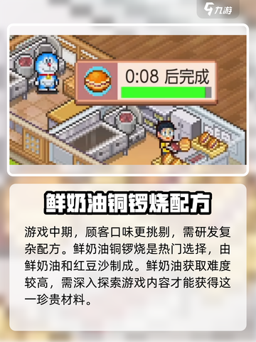 哆啦A梦的铜锣烧店物语配方介绍介绍截图4