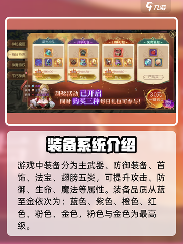 神魔大陆🔥装备大全，种类介绍不容错过！截图2